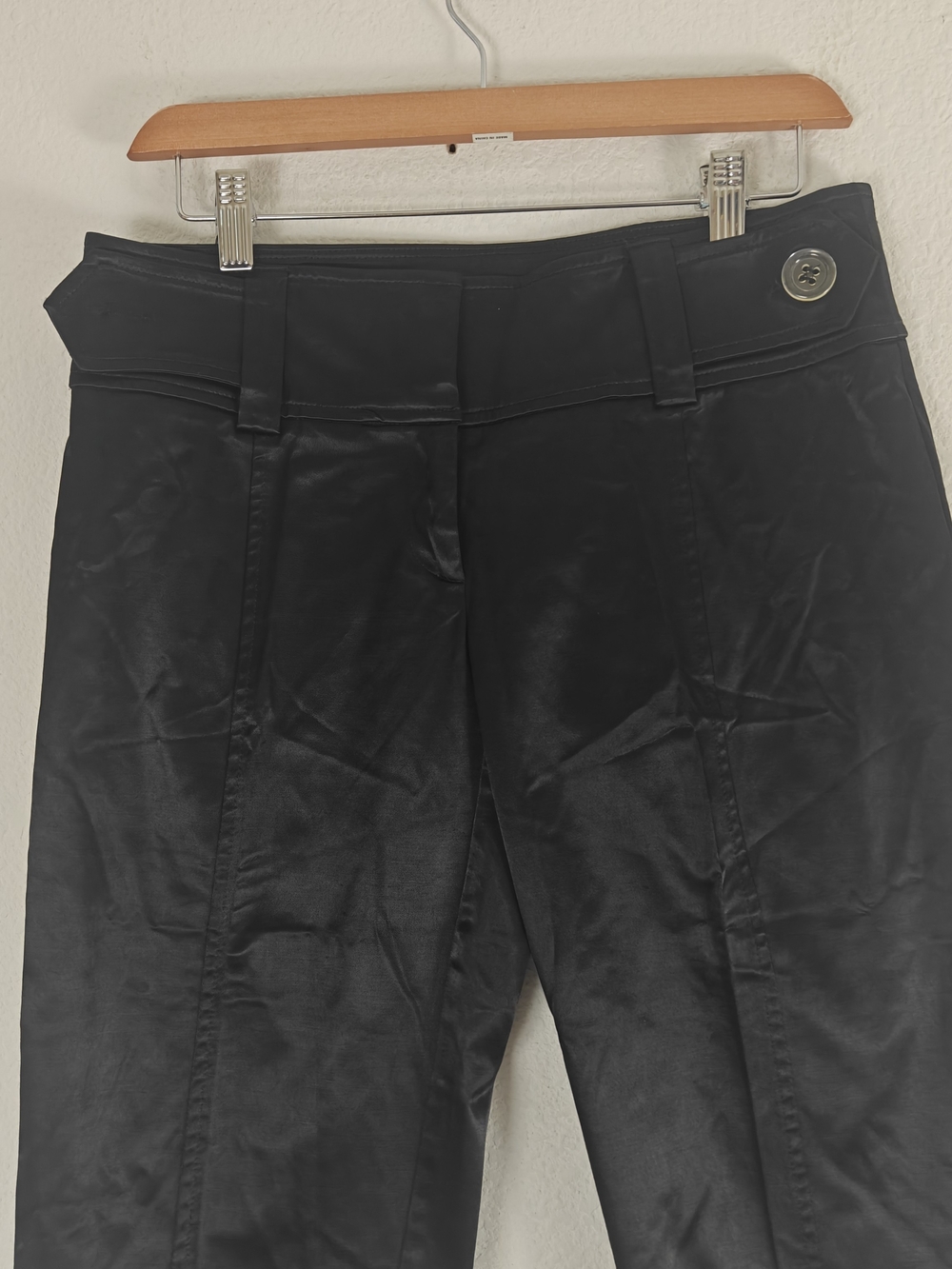 Vintage Cache Satin Capri Pants Low Rise Y2K Chic Size 4 - Picture 5 of 13